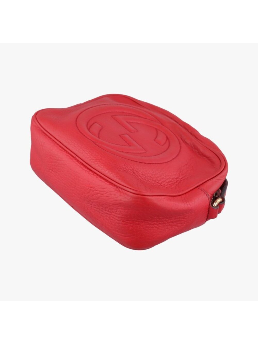 Gucci Soho Red Leather Shoulder - Picture 4 of 15